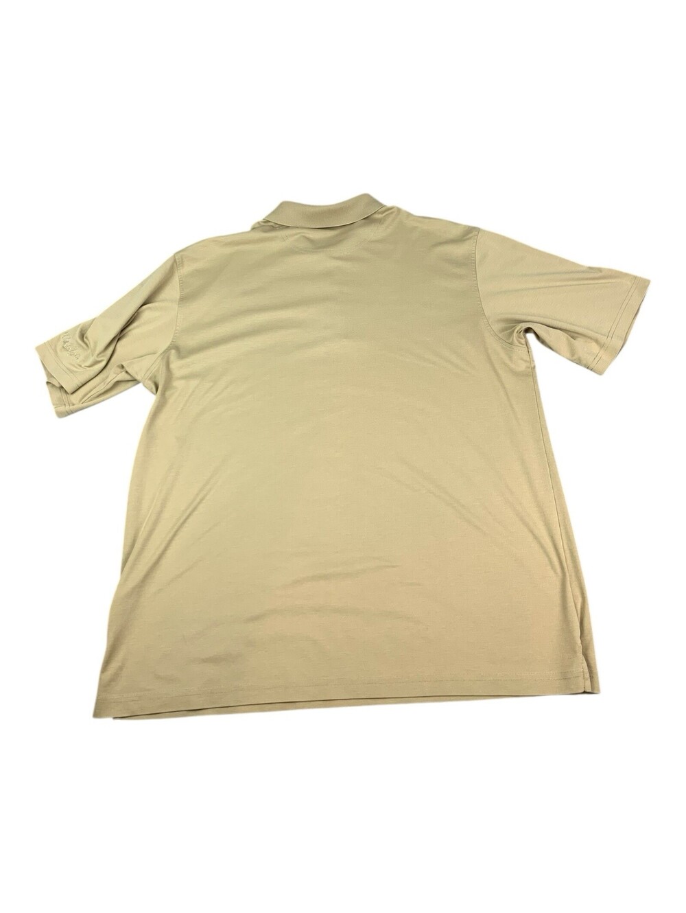Walter Hagen Golf Polo Shirt, Short Sleeve, Tan, Men's Size XL